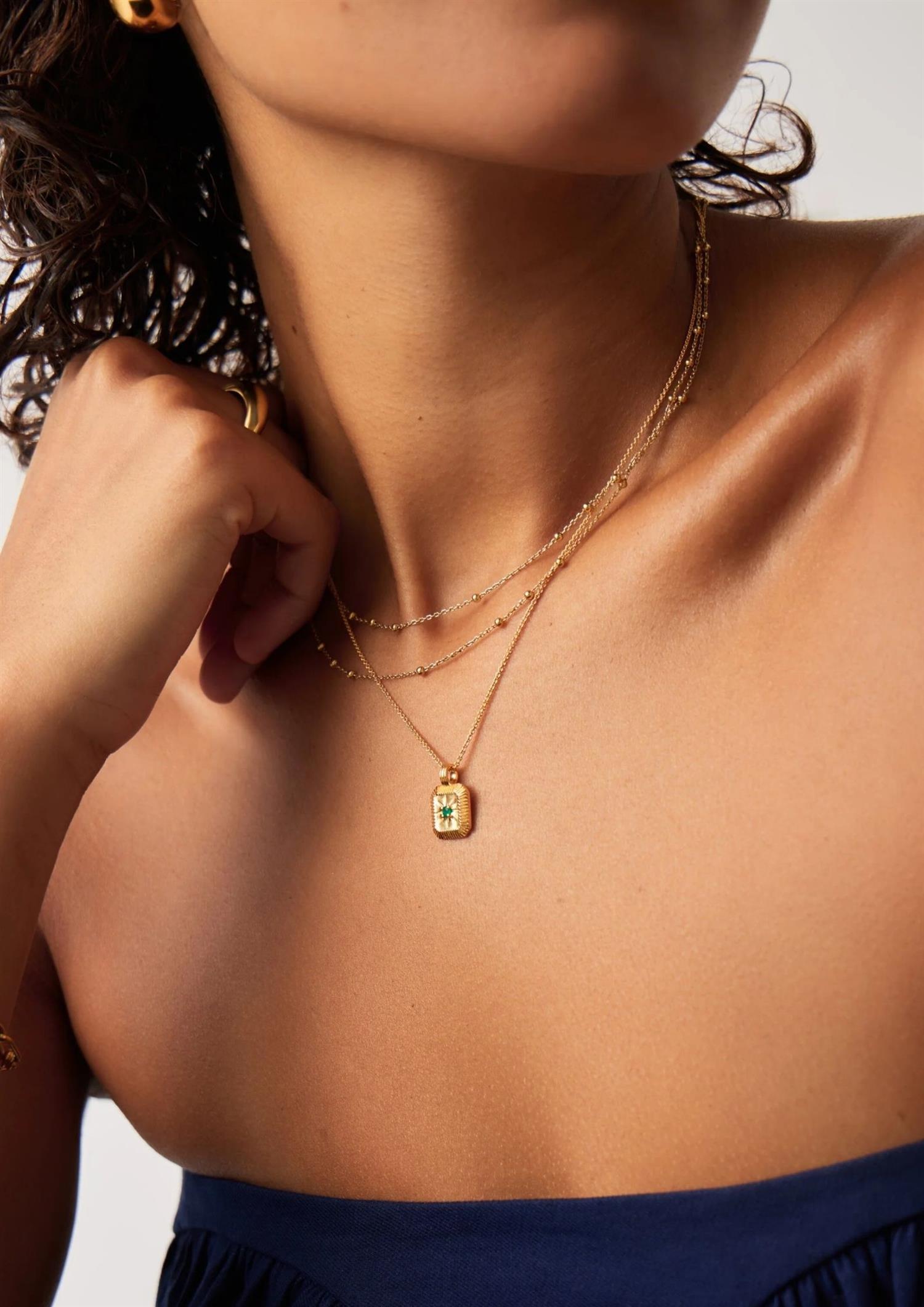 Birthstone Pendant Necklace (8435488293061)