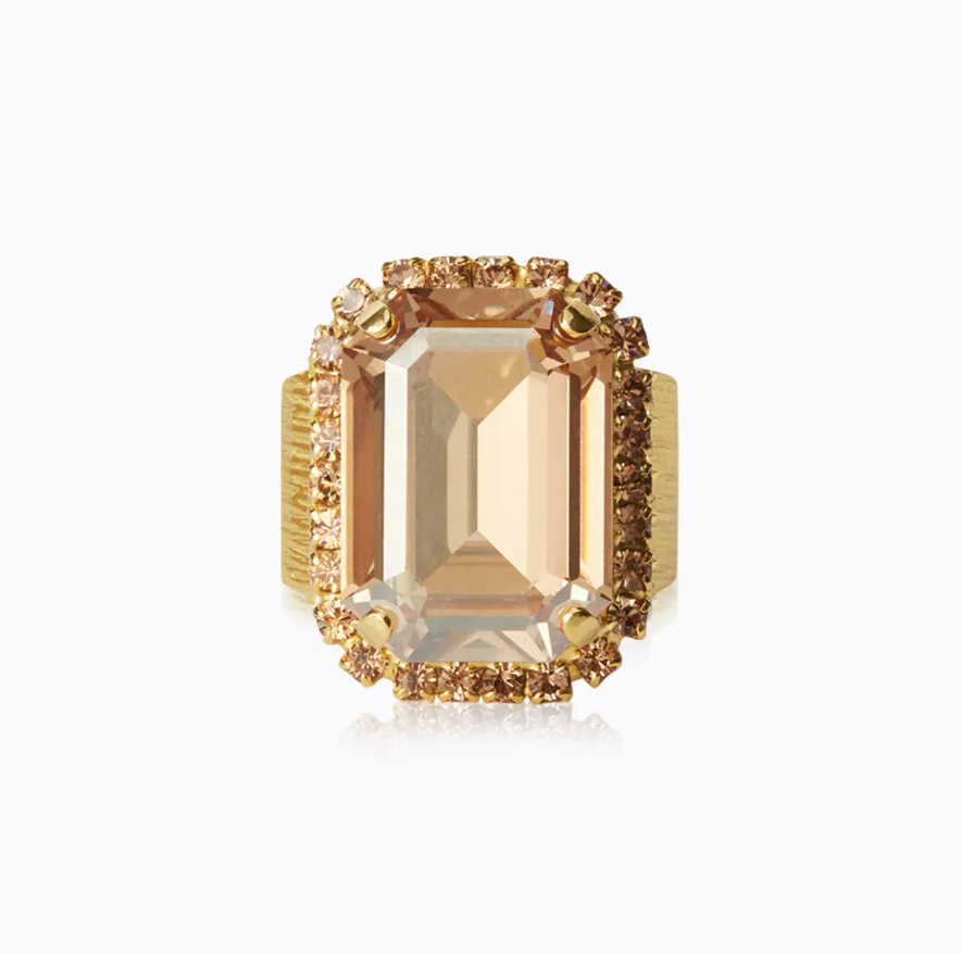 Lydia Cocktailring Gold (7506688639173)