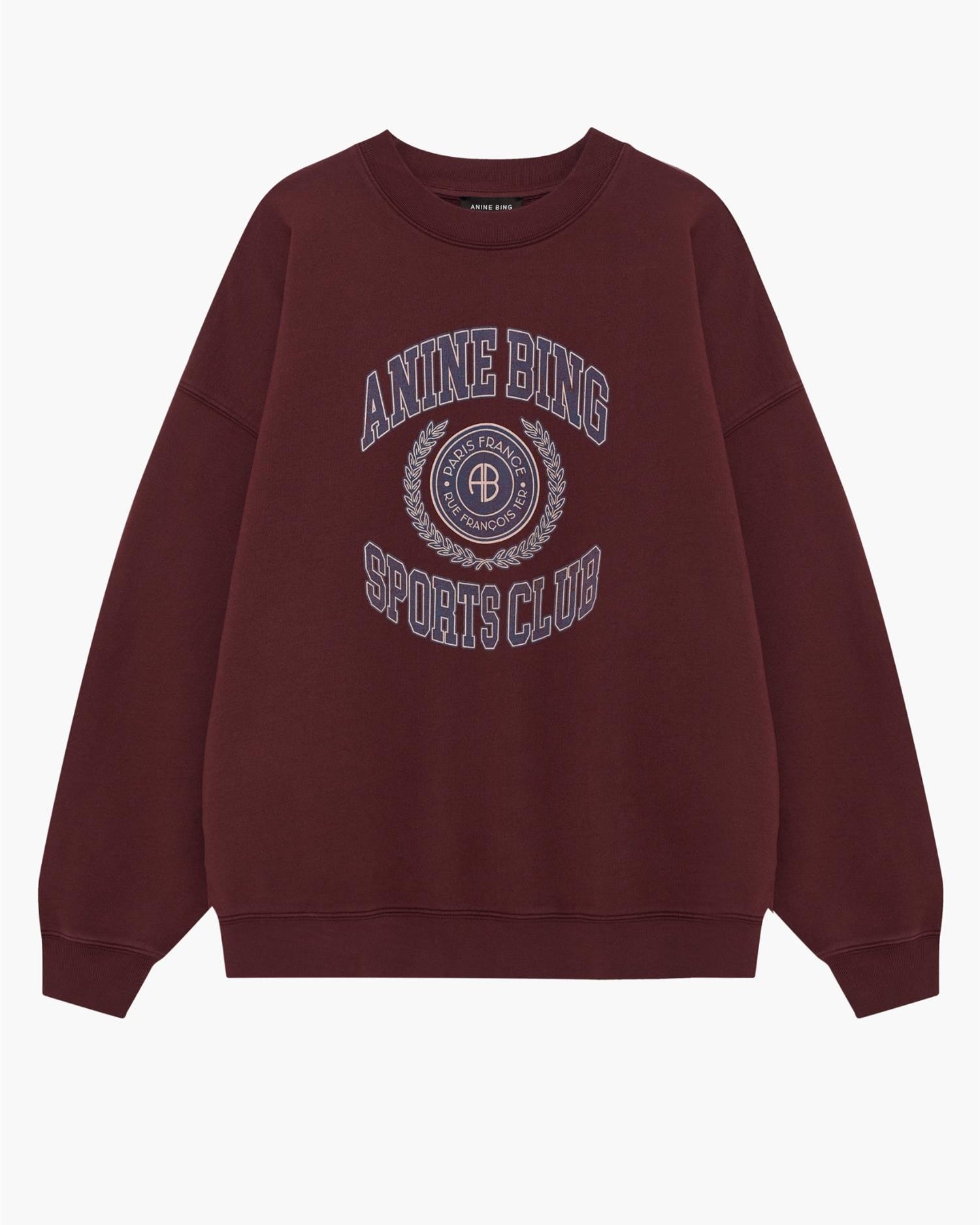 Anine Bing Burgunder College Sweater