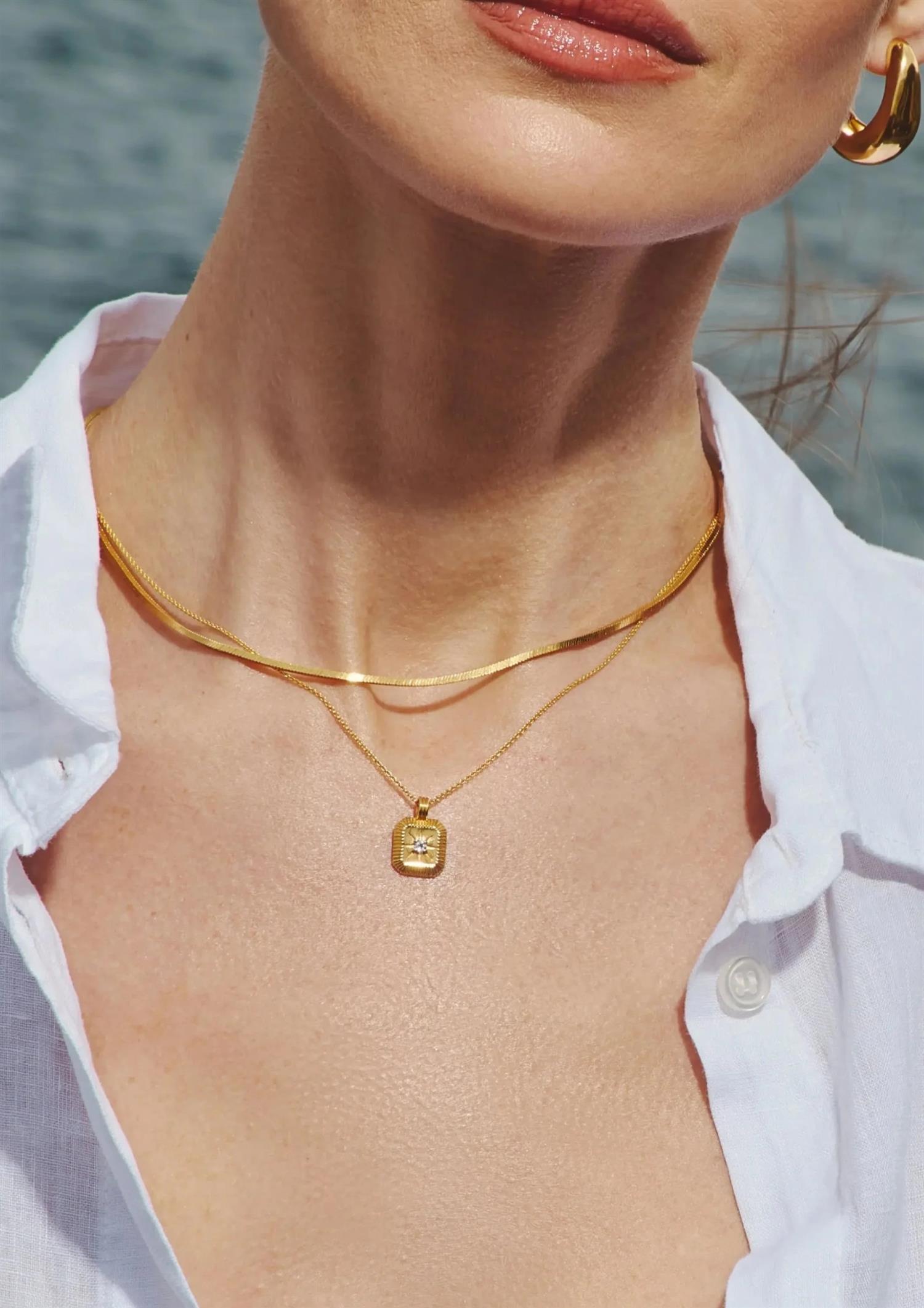 Birthstone Pendant Necklace (8435488325829)