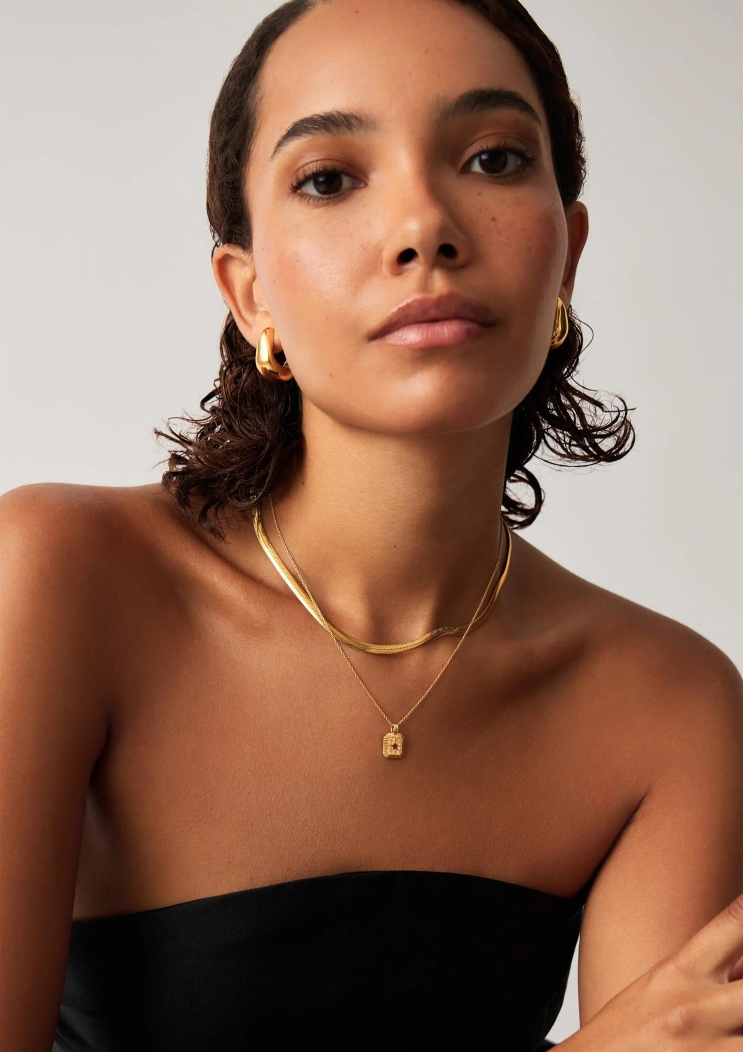 Birthstone Pendant Necklace (8435488358597)