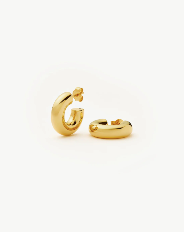 Chubby Mini Hoop Earrings (8433809195205)