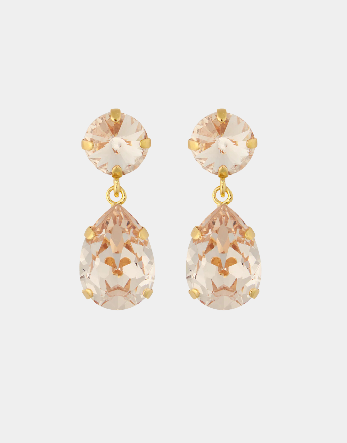 Classic Drop Earrings Gold (7620387504325)