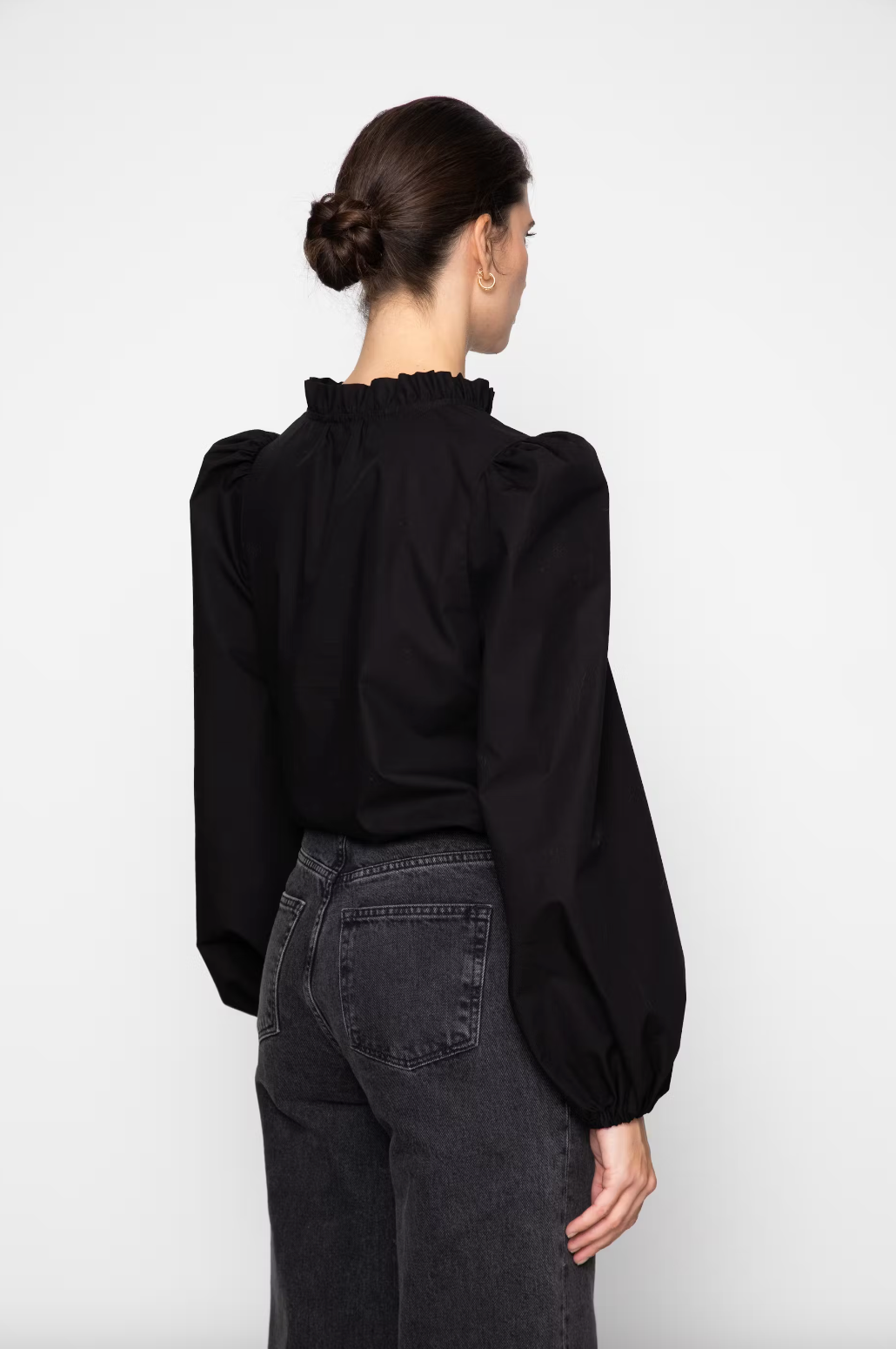 Infinity Blouse Black (8085093580997)