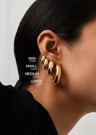Chubby Small Hoop Earrings (8431973236933)