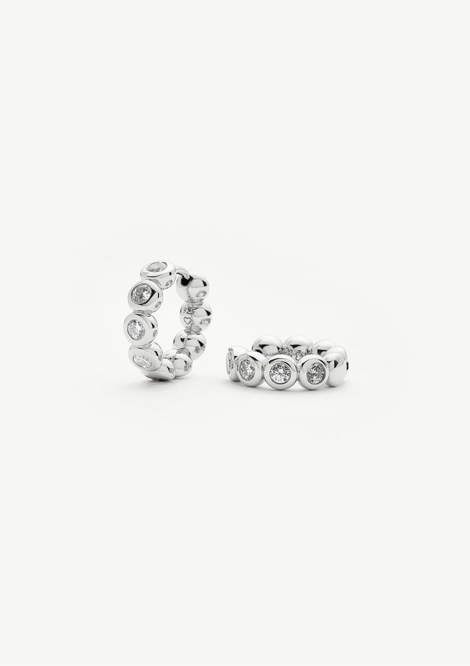 Tennis Small Hoop Earring (8432527769797)