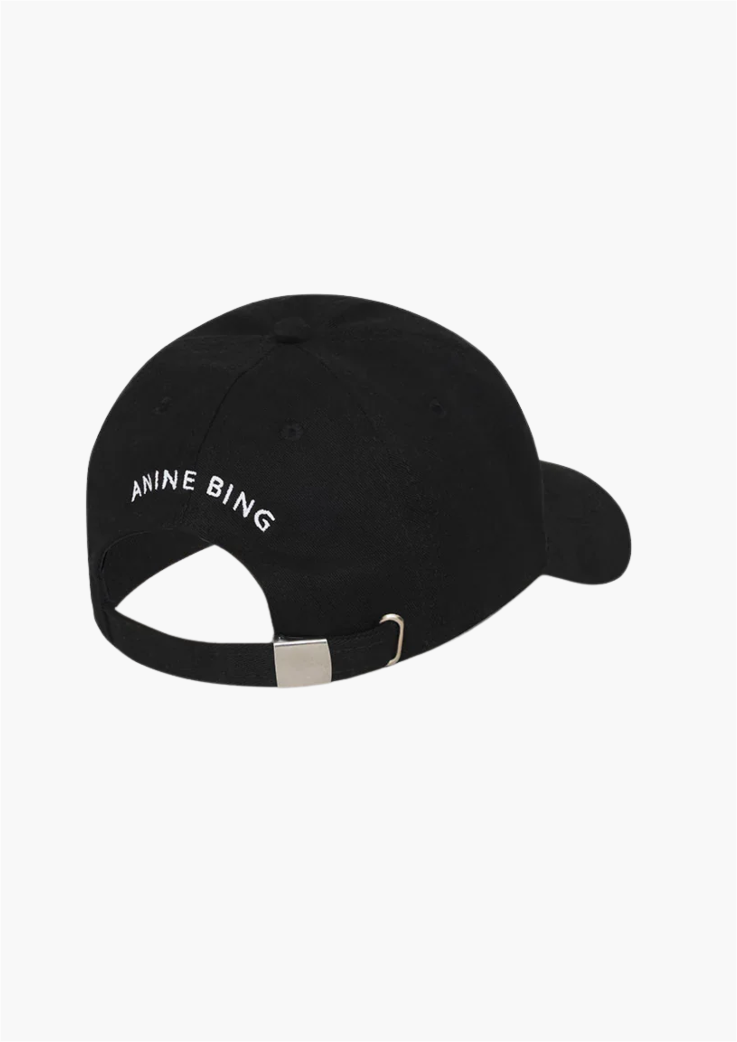 ANINE BING JEREMY BASEBALL CAP - Sort Caps Hvit Logo Anine Bing
