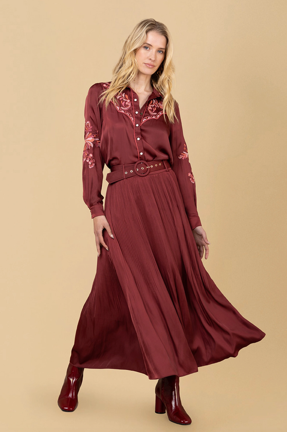 Ayleen Solid Skirt (8402141413573)