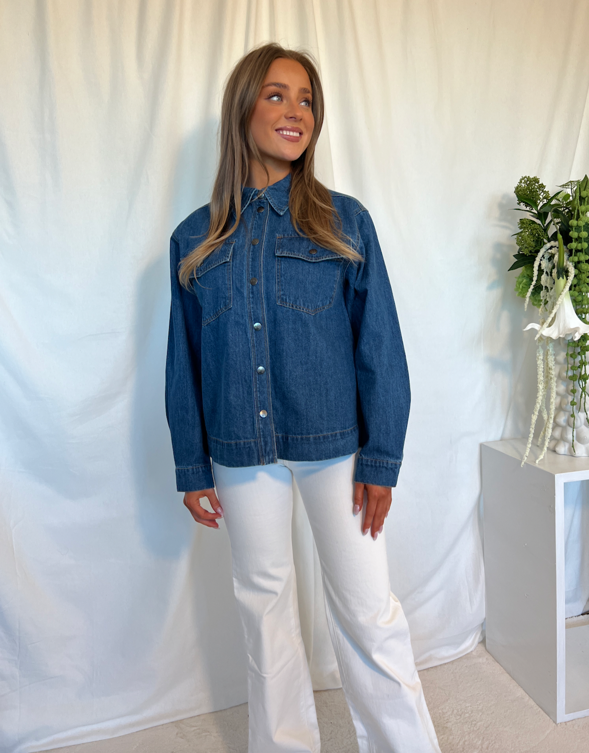 Delina Denim Shirt (8227626778821)