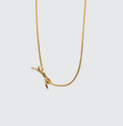 Juliette Bow Snake Chain Necklace (8165574672581)