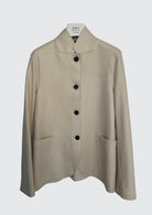 High Collar Blazer Cashmere (8390840615109)
