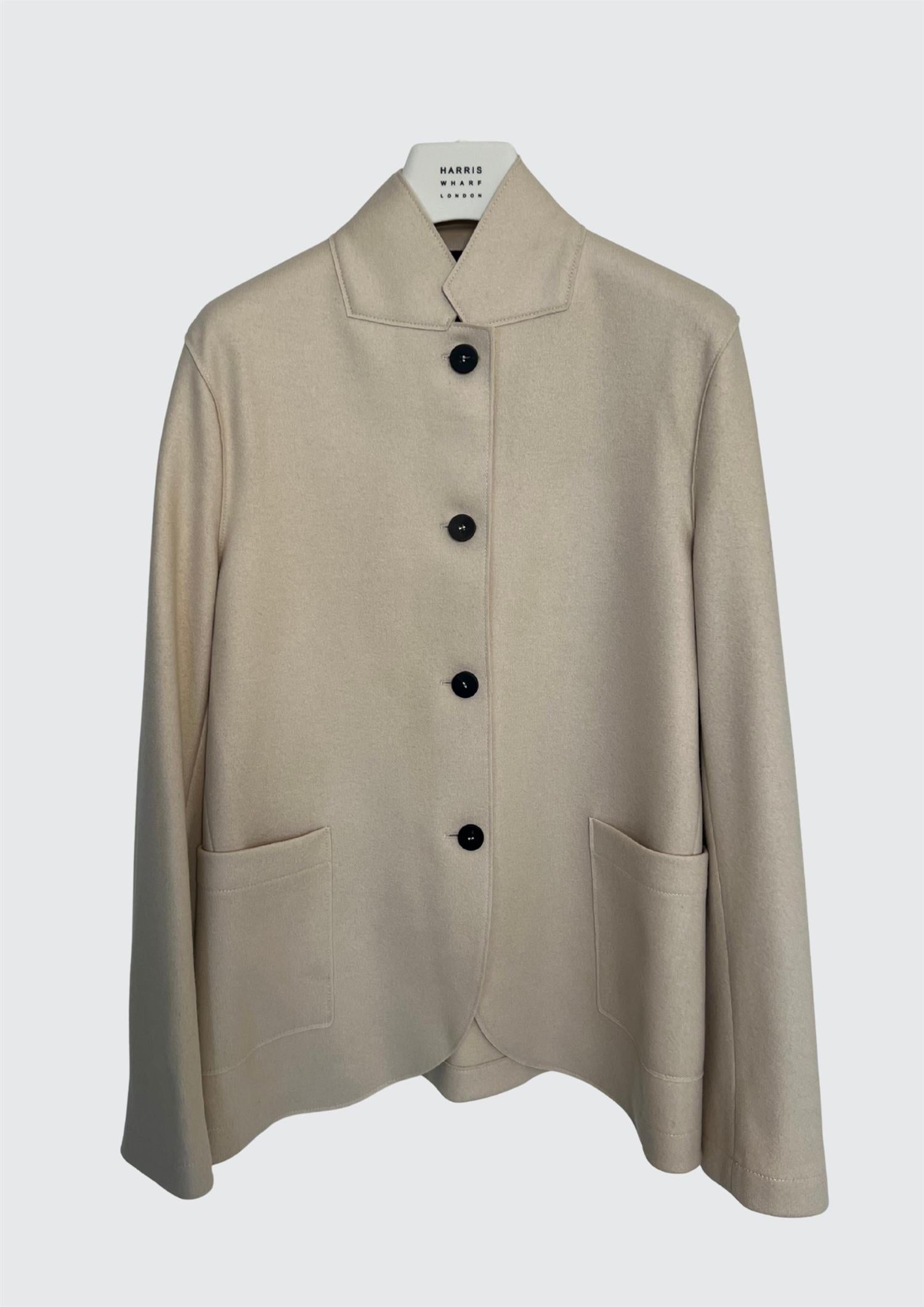 High Collar Blazer Cashmere (8390840615109)