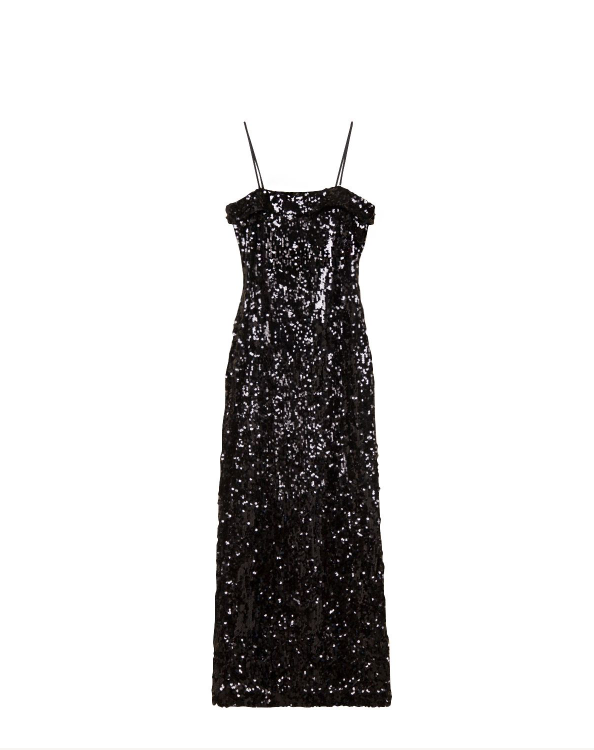 Sequins Strap Dress (7523323871429)