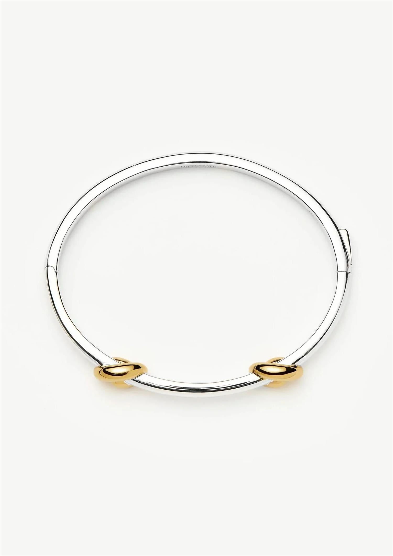 Lucy Williams Knot Hinged Bangle (8431973204165)