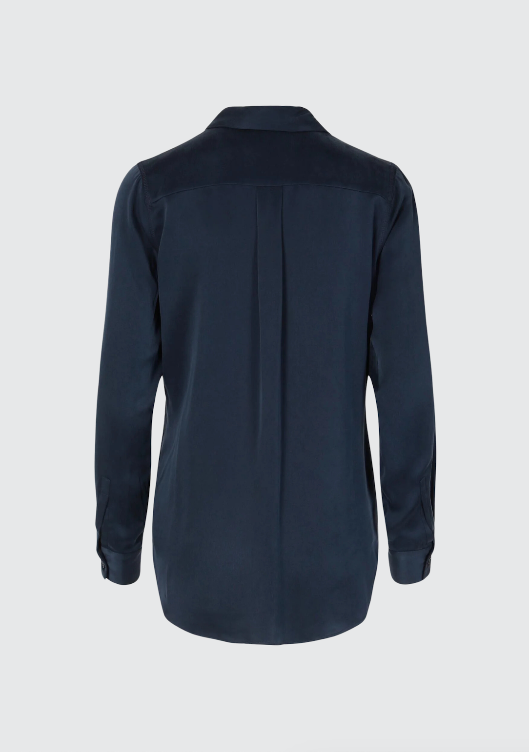Silkebluse Classic Navy (6823944159429)