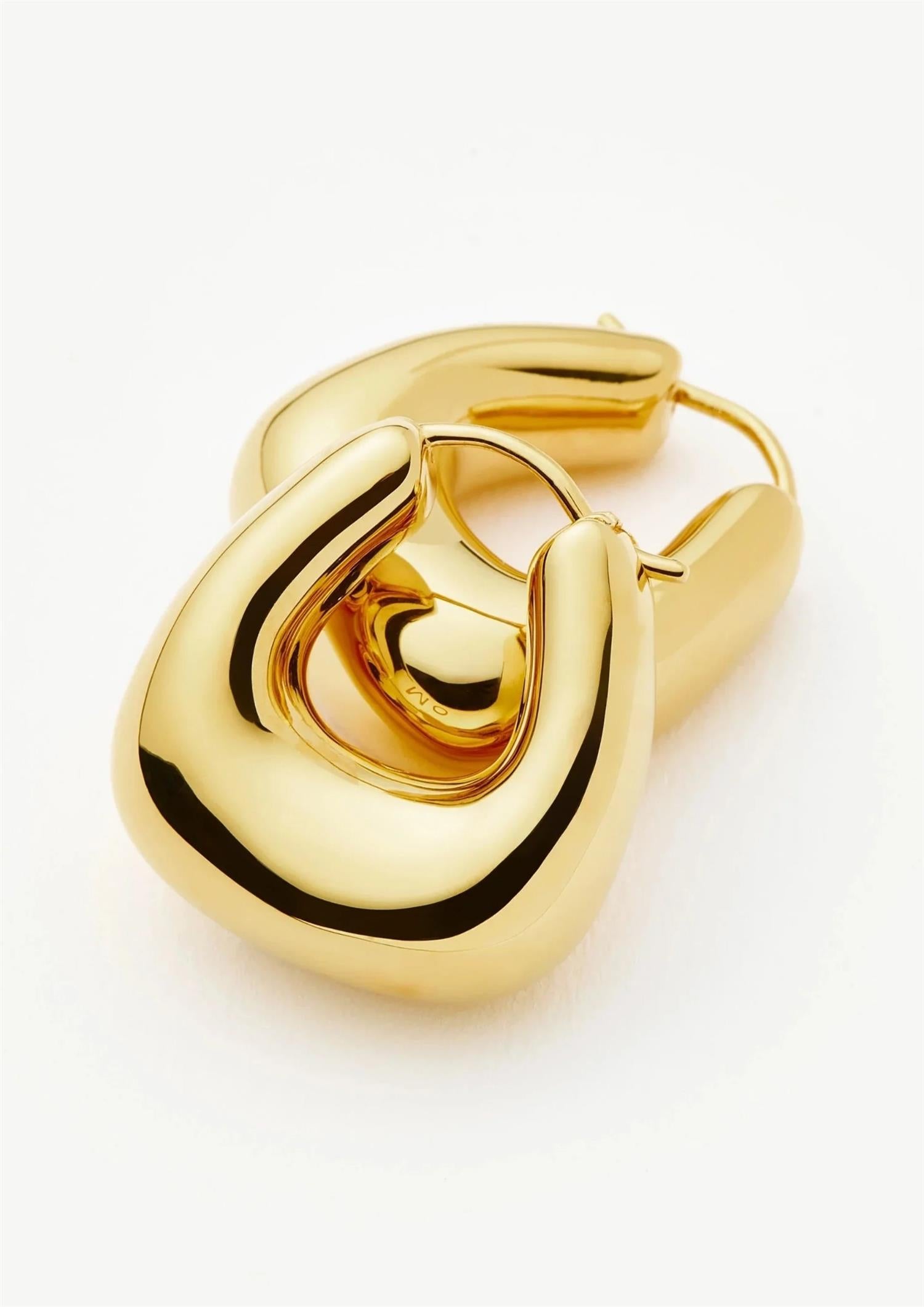 Sculptural Cubby Small Hoop (8431973073093)