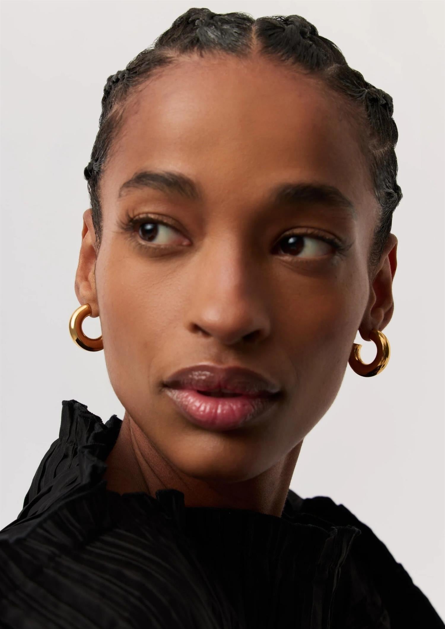 Chubby Medium Hoop Earrings (8431973171397)