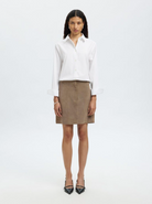 Kaya Mini Suede Skirt (8403485655237)