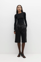 Merino Ruched LS Tee (8418990522565)