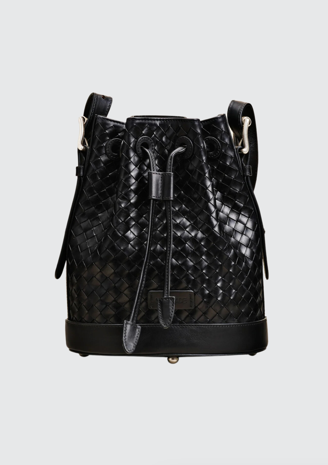 Gaya Mini Black Dama Bucket Bag (8136931410117)