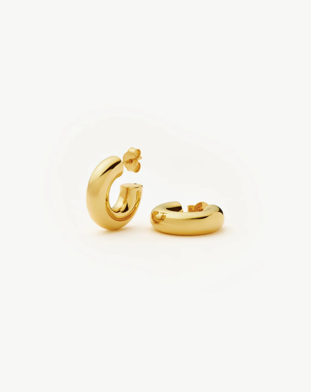 Chubby Mini Hoop Earrings (8433809195205)
