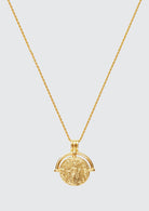 Lucy Williams Medium Engravable Roman Arc Coin Necklace (8435488555205)