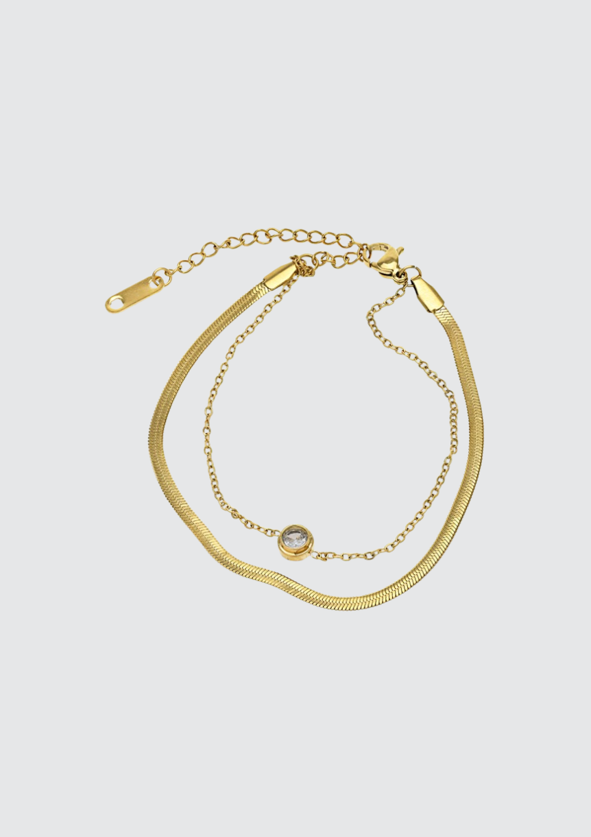 Solvej Duo Chain Bracelet (8443137720517)