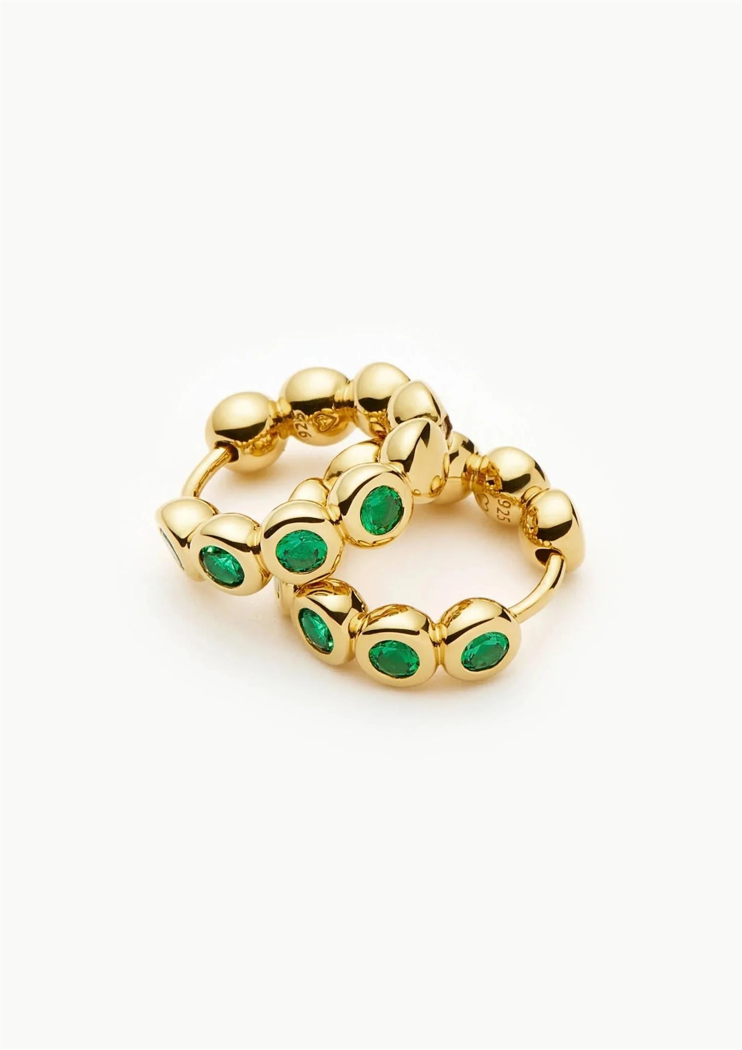 Tennis Small Hoop Earring (8431972974789)