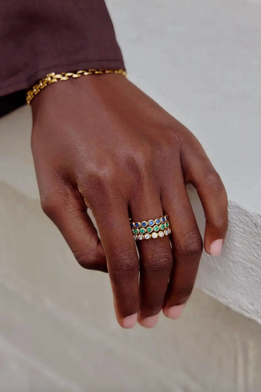 Tennis Stacking Ring (8434654150853)