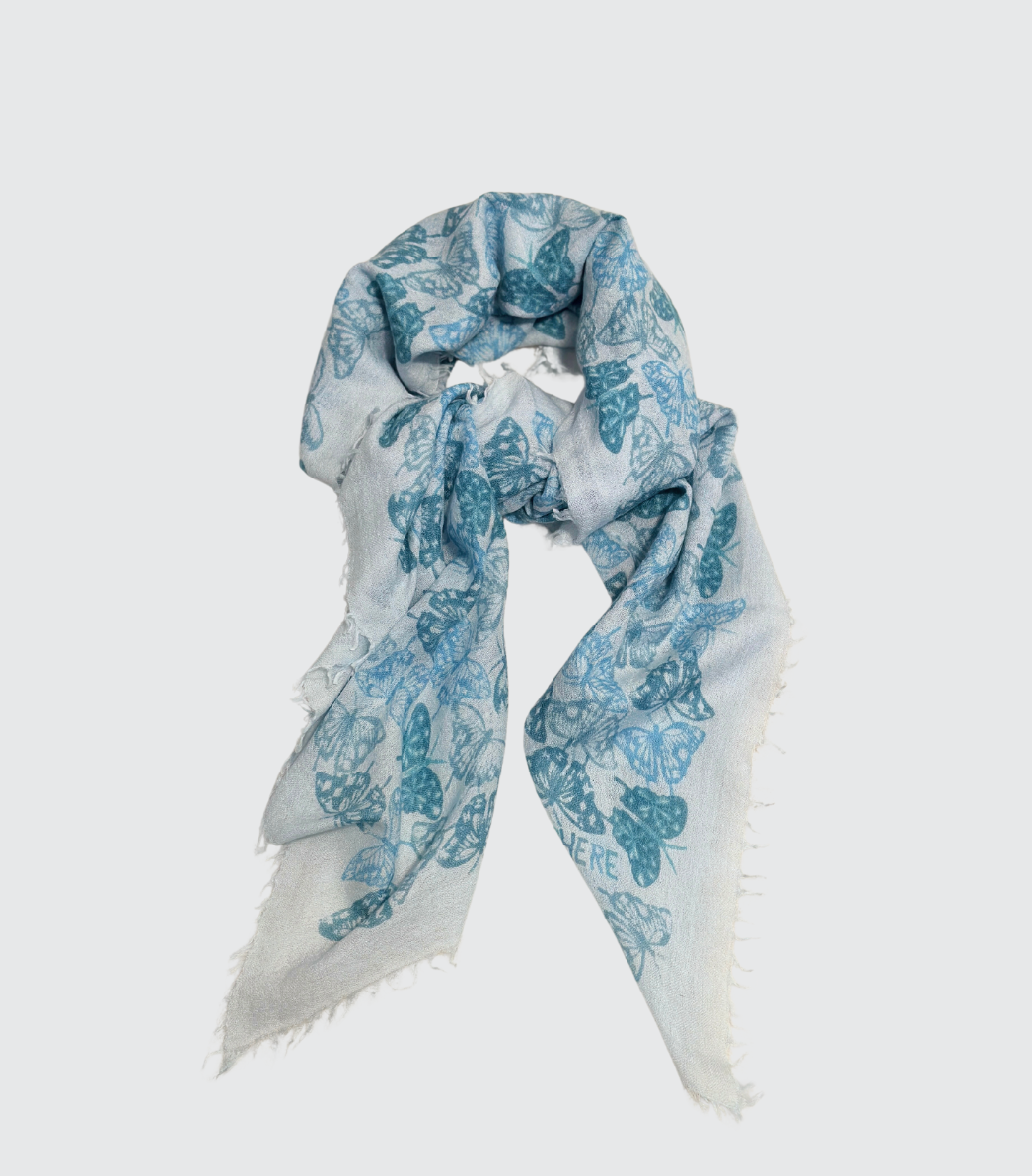 Butterfly Print Scarf (8194867658949)