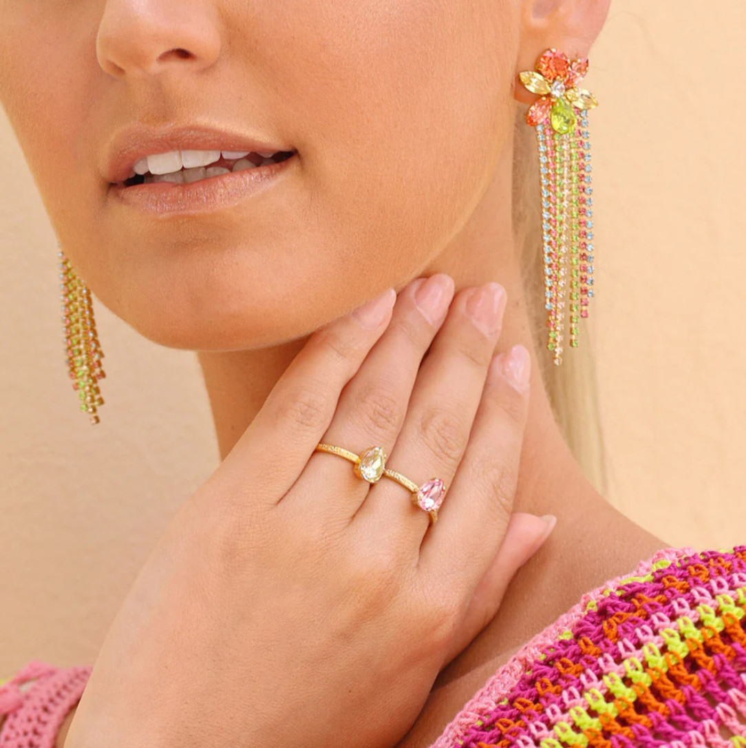 Ciara Earrings Gold (7669034352837)
