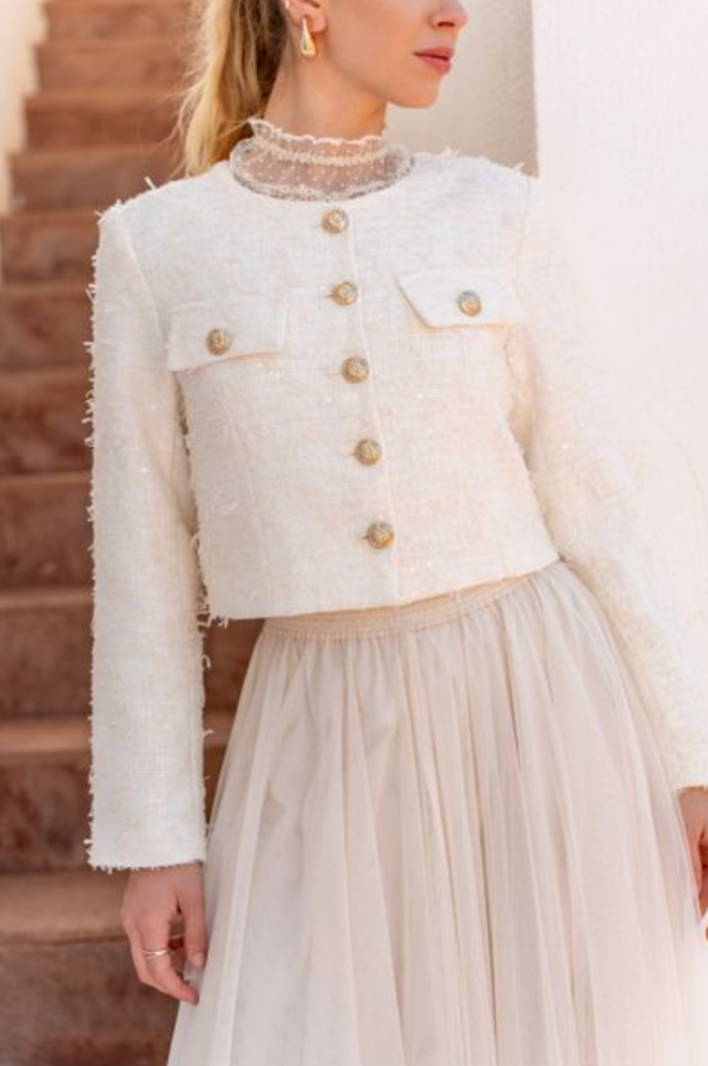 Boucle Jacket Sequin (8230138740933)