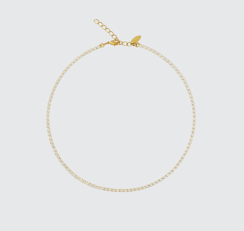 Mini Zara Necklace Gold (8077970604229)