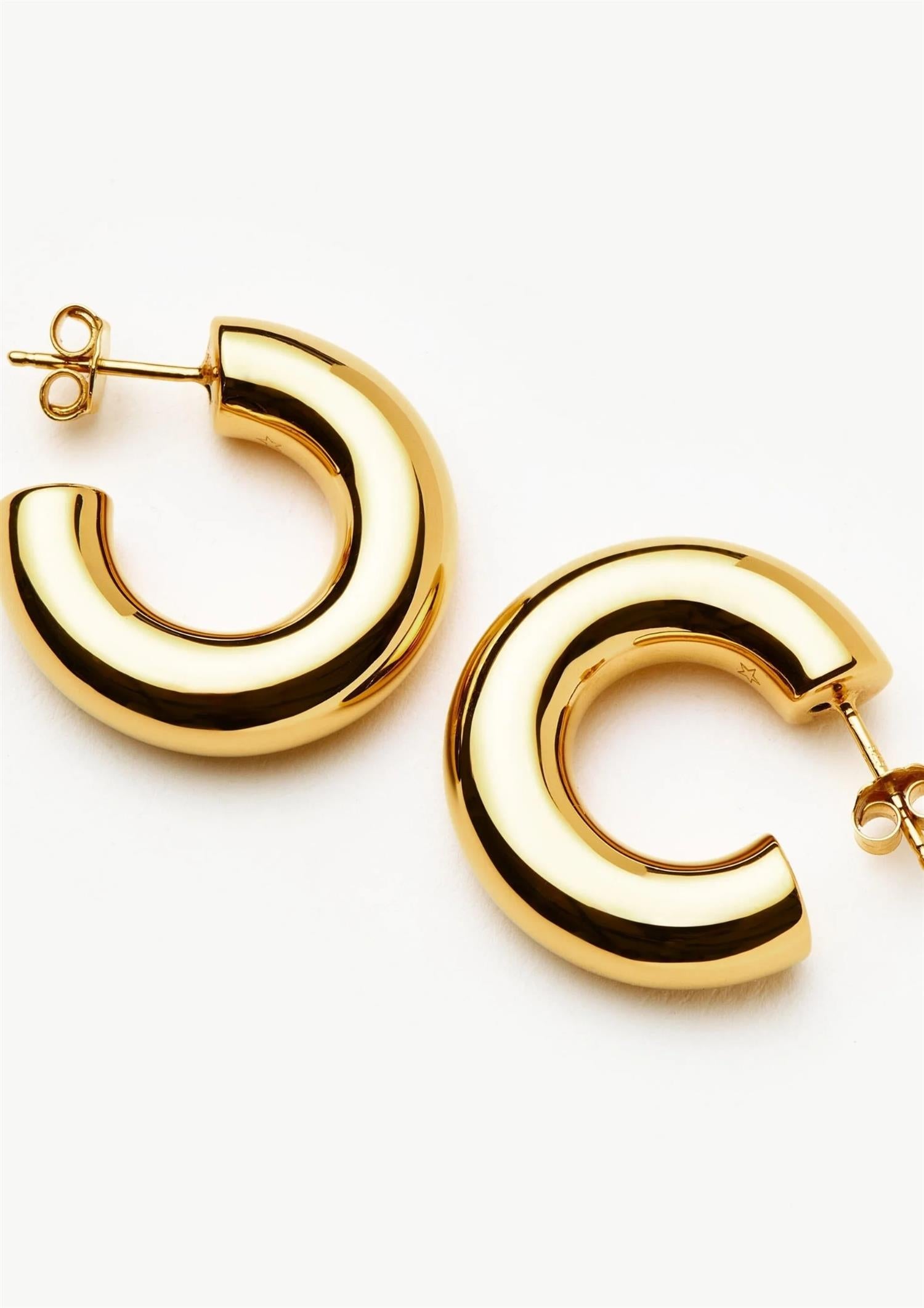 Chubby Medium Hoop Earrings (8431973171397)