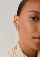 Molton Snow Small Hoop Earrings (8431972745413)