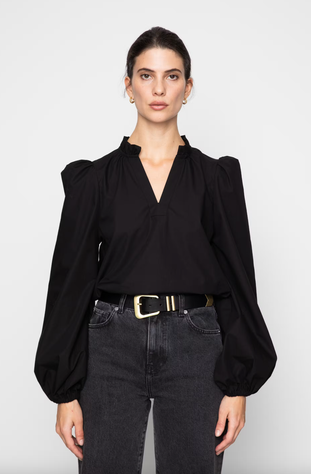 Infinity Blouse Black (8085093580997)