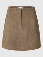 Kaya Mini Suede Skirt (8403485655237)