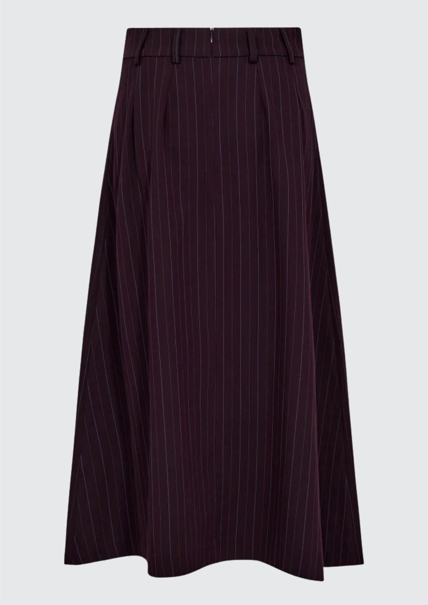 Trinny Pleat Stripe Skirt (8413938417861)