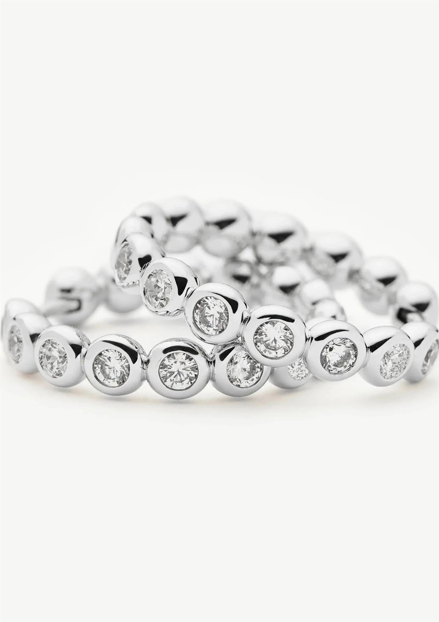 Tennis Classic Hoop Earrings (8432527737029)