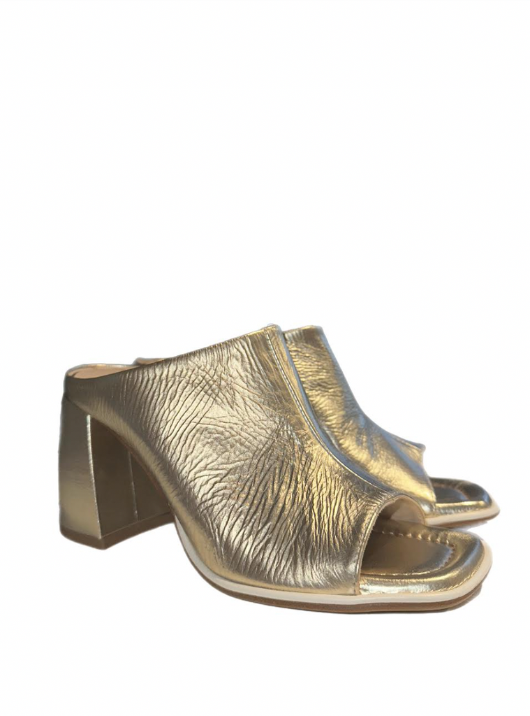 Pegaso Gold Bianco Natural Sandal (7406615789765)