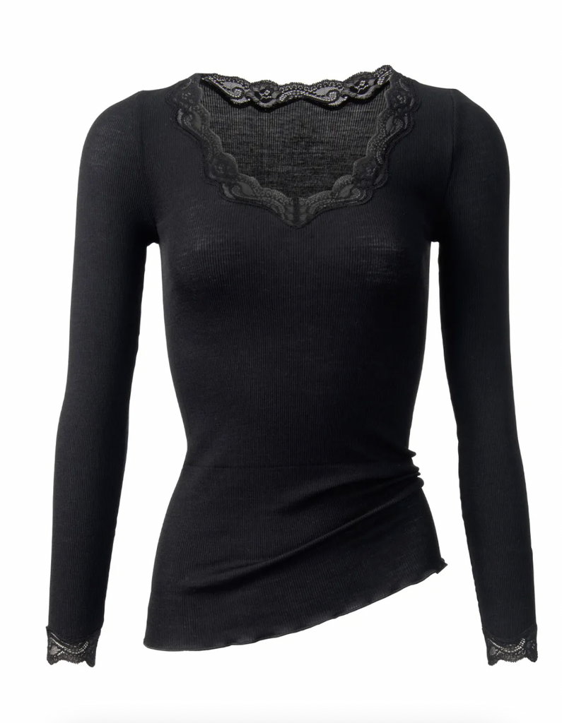 Shirt Long Sleeve Richesse Lace (7481978847429)