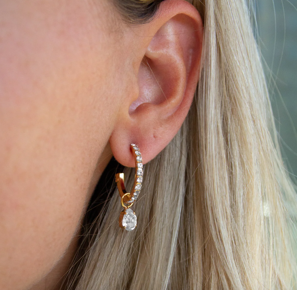 Tracy Loop Earrings Gold (7522991276229)