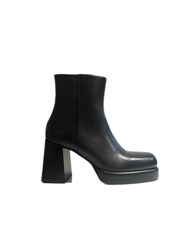 Ladies Ankle Boot Vitello Nero (7464533328069)